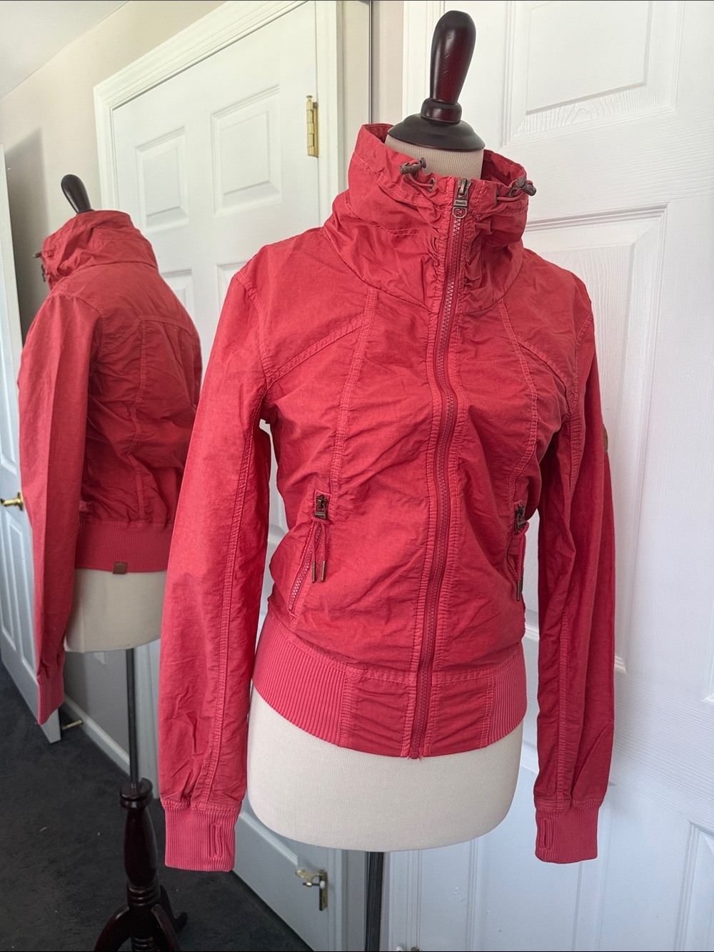 Bench Militaristic Washed Red Women's Jacket